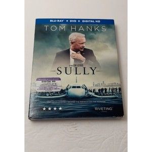 Sully (Blu-ray, 2016) With Slipcover DVD DIGITAL HD Sealed Tom Hanks